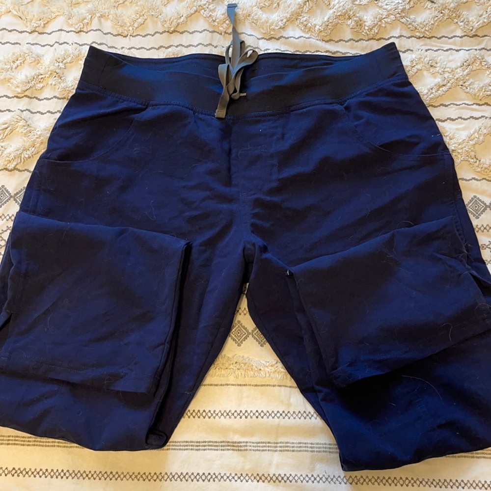 Figs navy blue kade scrub pants
